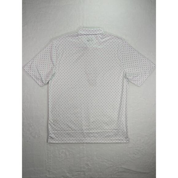 Greg Norman ML75 Play Drive Golf Polo River Drive White Size Medium NWT - Picture 8 of 9